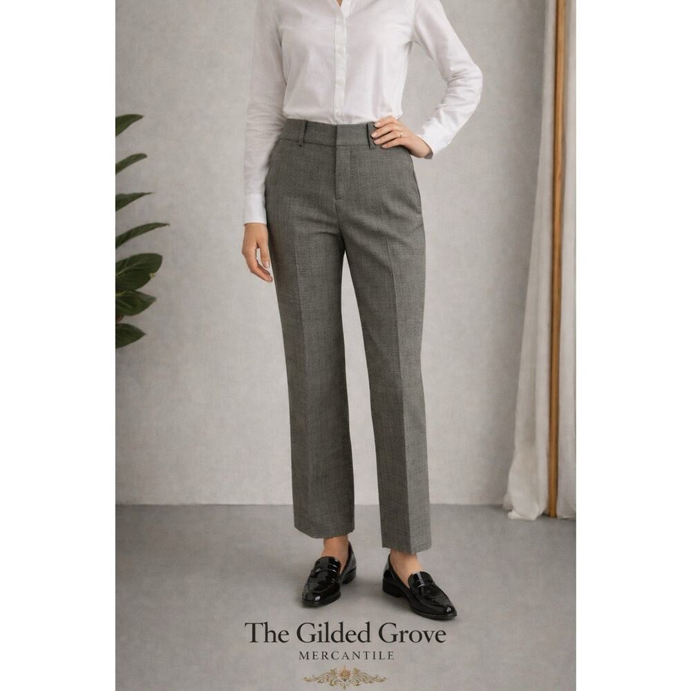 Banana Republic Martin Fit Women’s Wool Blend Dress Pants Gray Size 2 Stretch